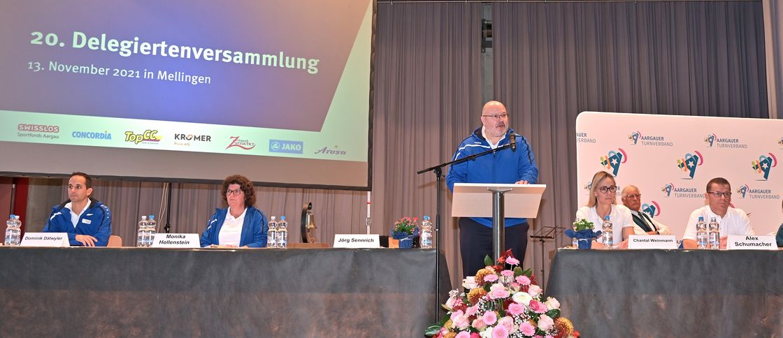Zentralvorstand des ATV bei der Delegiertenversammlung 2021